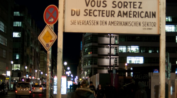 YOU ARE LEAVING THE AMERICAN SECTOR