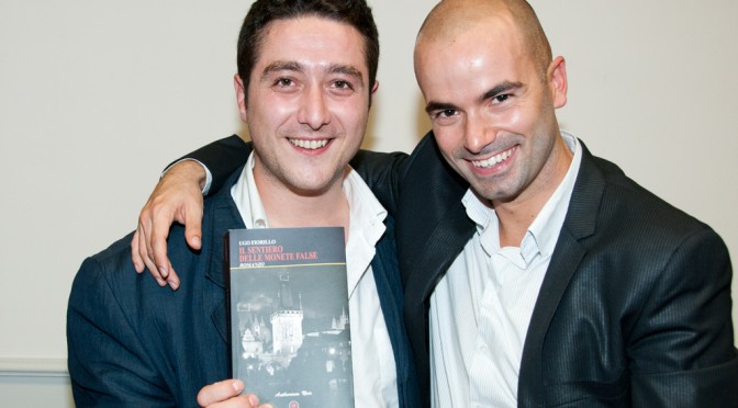 MAURIZIO DI MARCO AND UGO FIORILLO WITH HIS NOVEL
