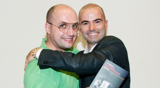 ME AND UGO FIORILLO WITH HIS NOVEL