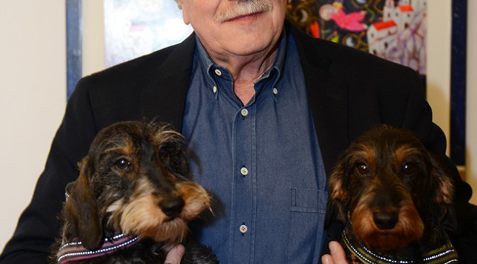 MUSANTE WITH HIS DOGS