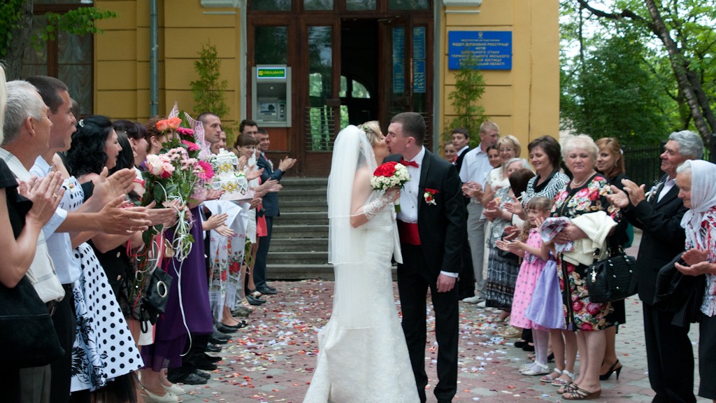 ANDRIJ AND OKSANKA JUST MARRIED