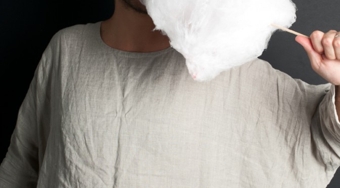 LUCA ROMAGNOLI AND THE COTTON CANDY AT MY STUDIO