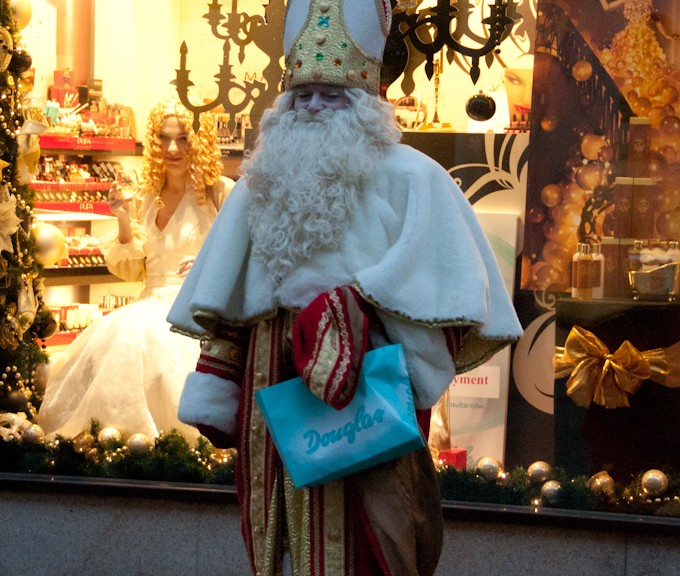 Santa Claus in Krakow