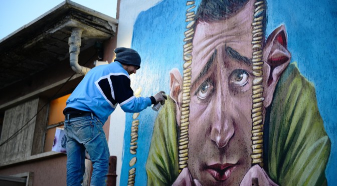 ANTONELLO MACS SPRAYS THE CAPITALISM