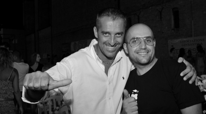 Me and Pierluigi Di Lallo at Festival Nazionale Adriatica Cabaret