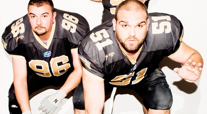 SOME LEONES ON THE SCRIMMAGE