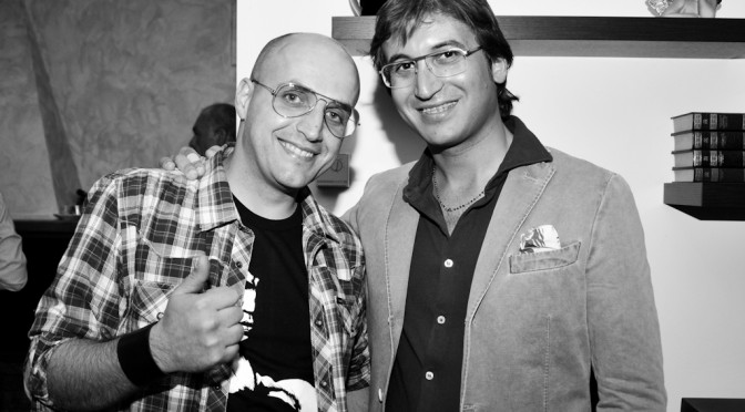 Me and Giuseppe Mascitti at the Angel Touch's party