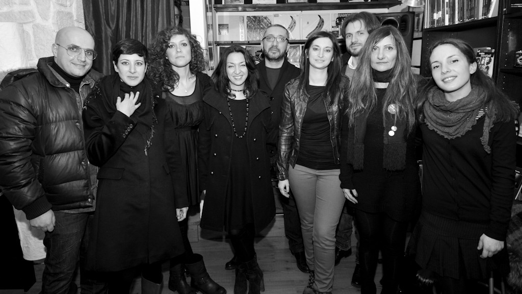 All photographers of the show "ON STAGE part 2" with Daniela Nativio and Lilia at Musica e Libri
