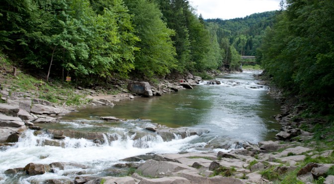 WATERFALLS IN YAREMCHE CARPATHIANS