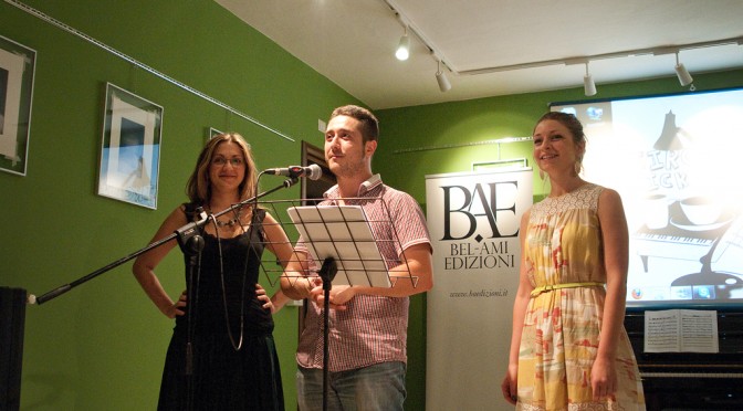 SILVIA LOMBARDO, MAURIZIO DI MARCO AND ANNALISA SHU DI LEANDRO AT CIRCOLO PICKWICK LAST NIGHT