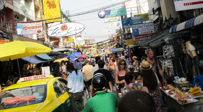 Khaosan Road in Bangkok