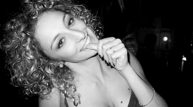 CHIARA HEART PLAYING WITH HER THUMB