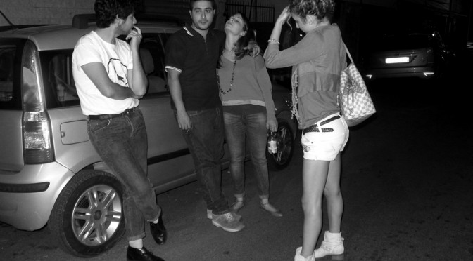 LUCA ROMAGNOLI, MAURIZIO DI MARCO, ANNALISA SHU DI LEANDRO AND CHIARA HEART LAST NIGHT