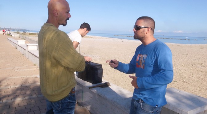 NICOLA, MARCO AND PAOLO AT THE LE MORGE SEA