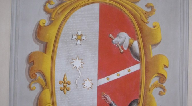 COAT OF ARMS OF NAPOLITANI INSIDE BERENGA PALACE