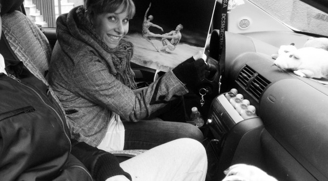 VALERIA WITH MY PRESENT FOR SHE, ONE OF MY FAVOURITE SHOTS