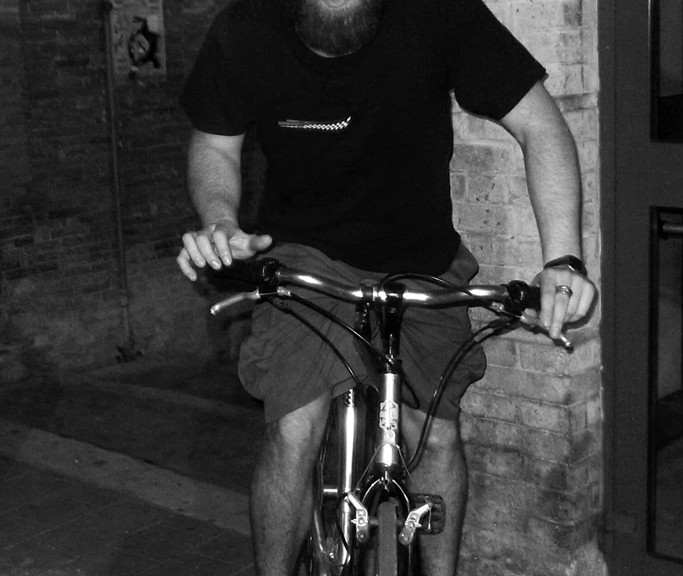 Suka Matre with his bike #2