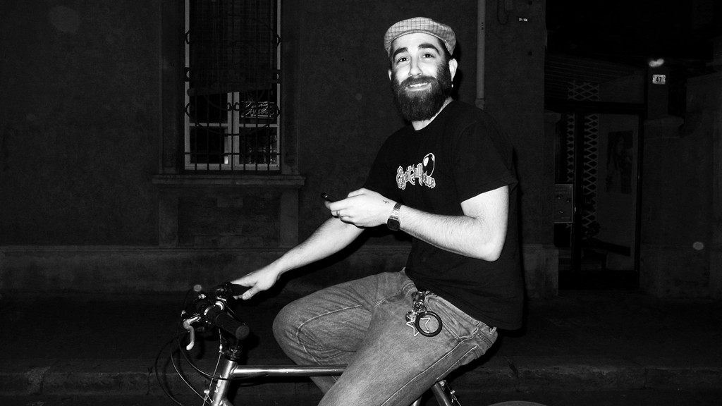 Suka Matre with his bike #3