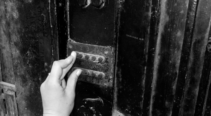 UKRANIAN LOCK AT THE MAIN ENTRANCE