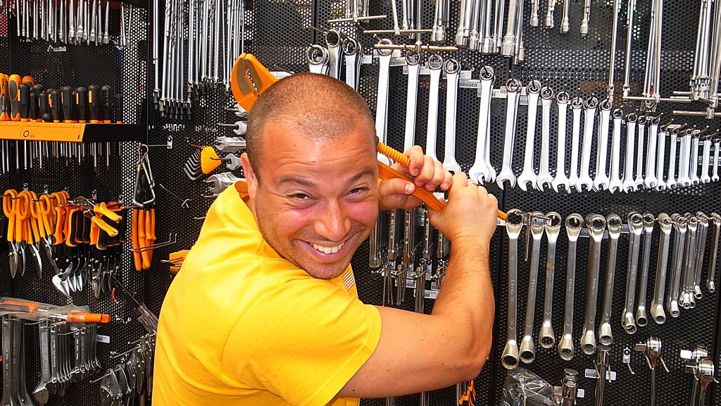 Daniel Ceroli in tool shop