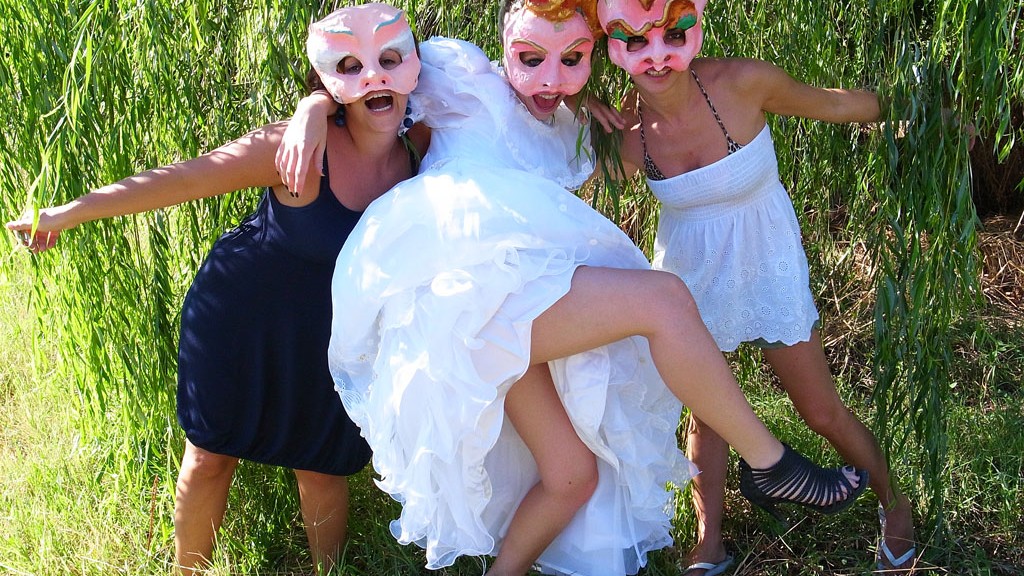 Three theater masks #2