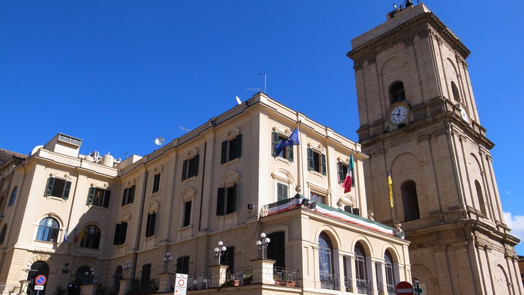Lanciano City Hall on the anniversary of the martyrs of the October 6, 1943