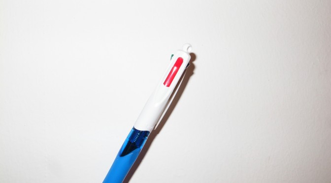 New 4 color Bic pen