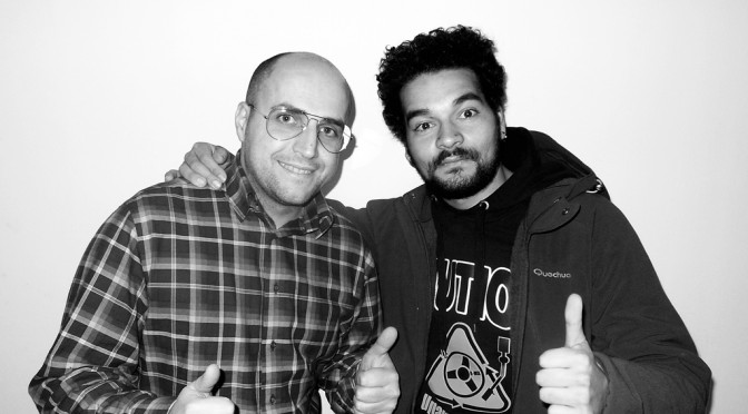 Me and Daniele at my studio