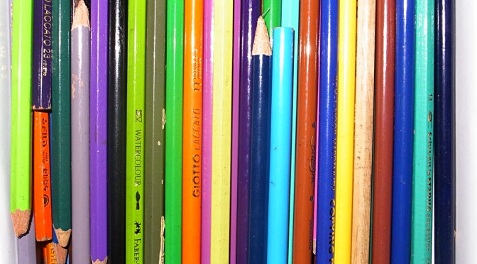 Colored pencils