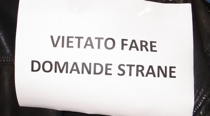 Forbidden to strange questions