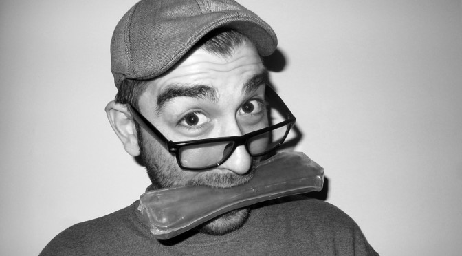 Matteo with a Otto's toy