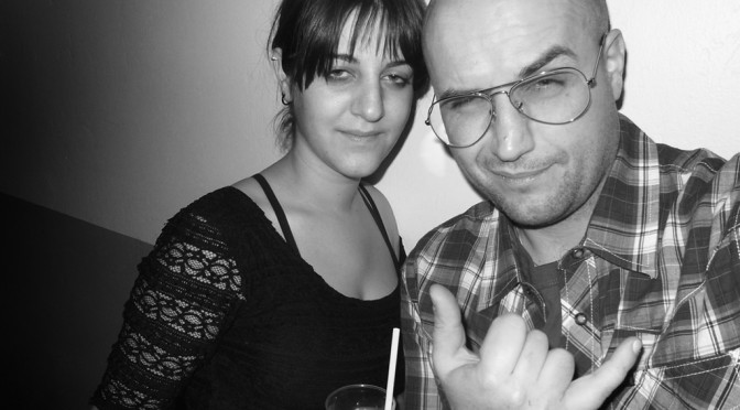 Cinzia and me in Tipografia Pescara