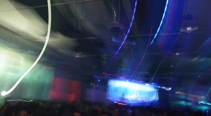 Lights from Tipografia Pescara last night