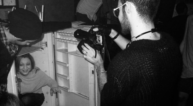 Marzia in the fridge in Tipografia last night