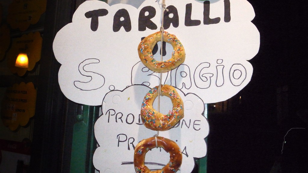 Taralli for St Blaise's Day