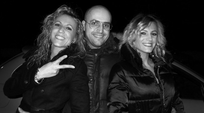 Alessia, me and Iolanda last night