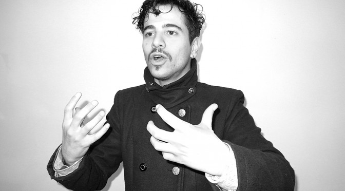 Luca Romagnoli explaining what is LeGaràge