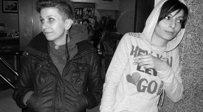 Valeria and Simona 3 days before leaving for New York