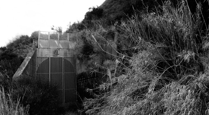 Abandoned tunnel below the D’Annunzio promontory