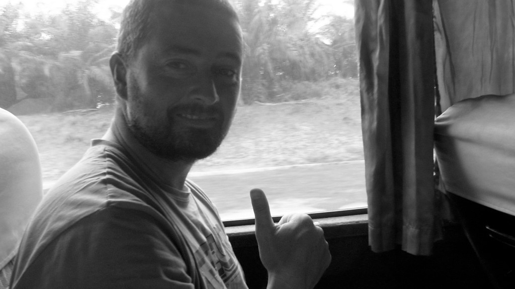 Paolo Iannamico on the bus for KL