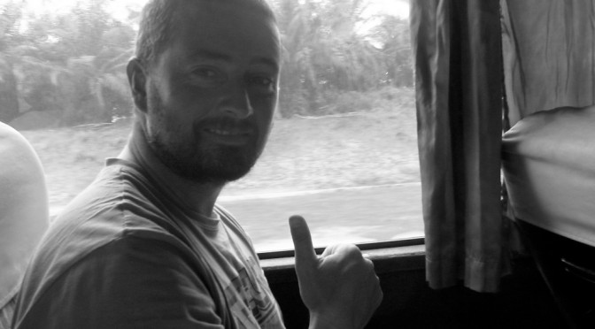 Paolo Iannamico on the bus for KL