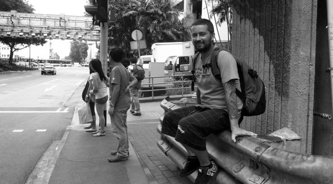 Paolo is having a rest