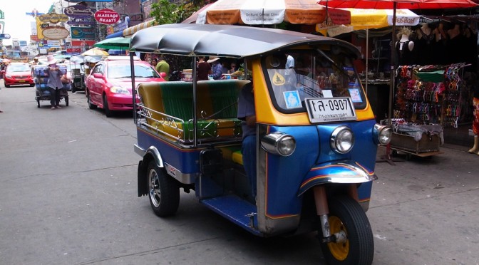 Tuk Tuk on the Khaosan Road in Bangkok