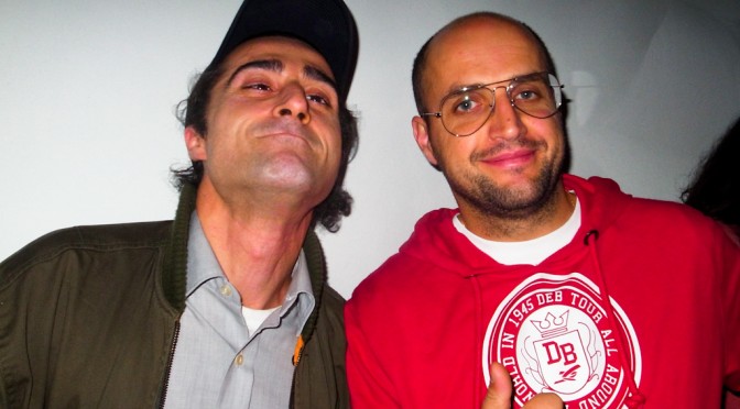 Andrea Marfisi (Briskio) and me at LeGaràge