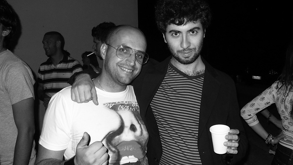 Me and Davide Pompeo at LeGaràge last night