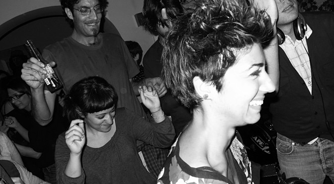 Some peole at Caffetteria Fenaroli for Tino's party