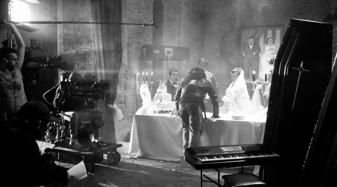 Lillo in a scene from the film "Una notte da paura"