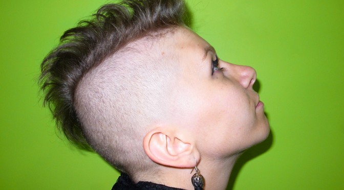 Valeria's head at the Paone Bar