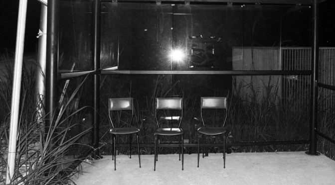 Bus stop at St. Eusanio last night