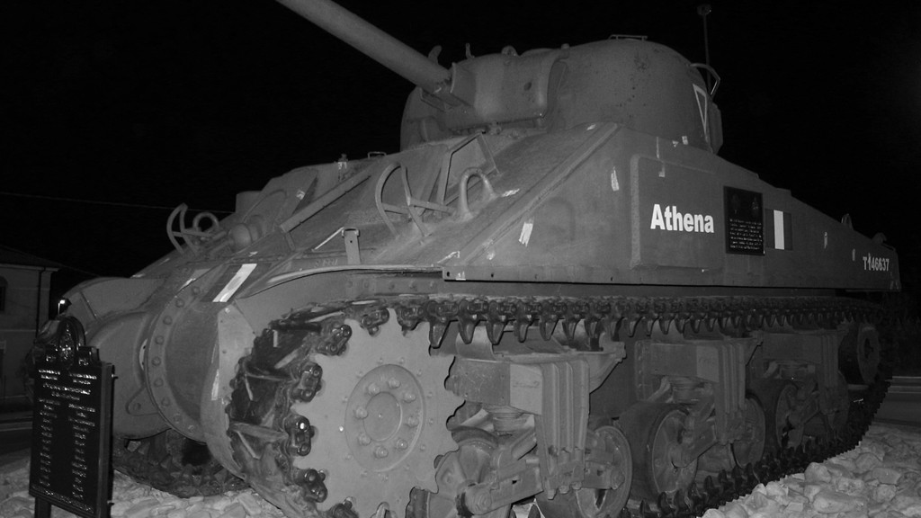 Athena tank in Ortona